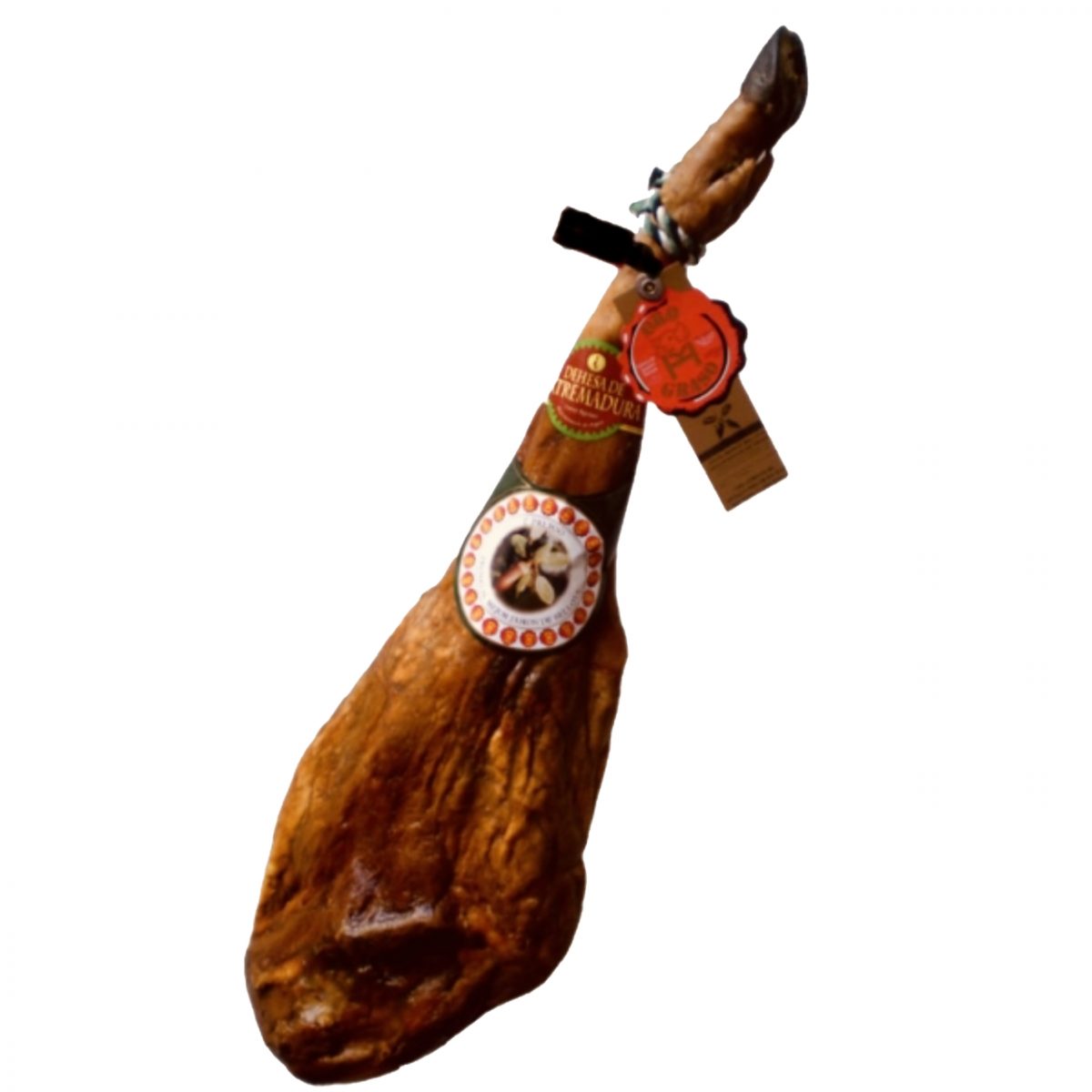 Jamón Bellota 100% Ibérico D.O.P. “Dehesa de Extremadura” “Oro Graso” - Imagen 1