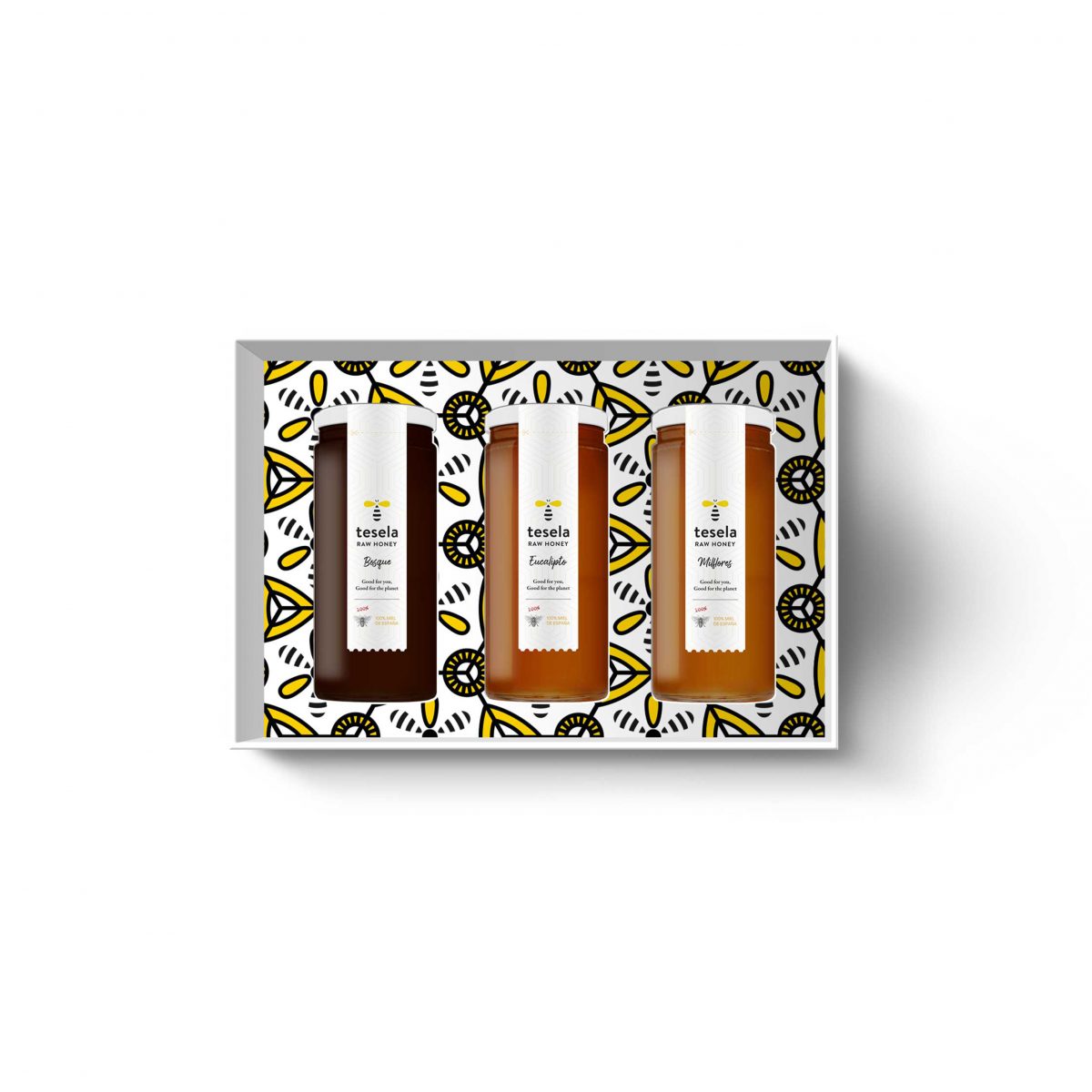 Estuche africano 3 botes miel - Imagen 2