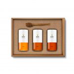 Premium 3 botes de miel (sombrero y palo)